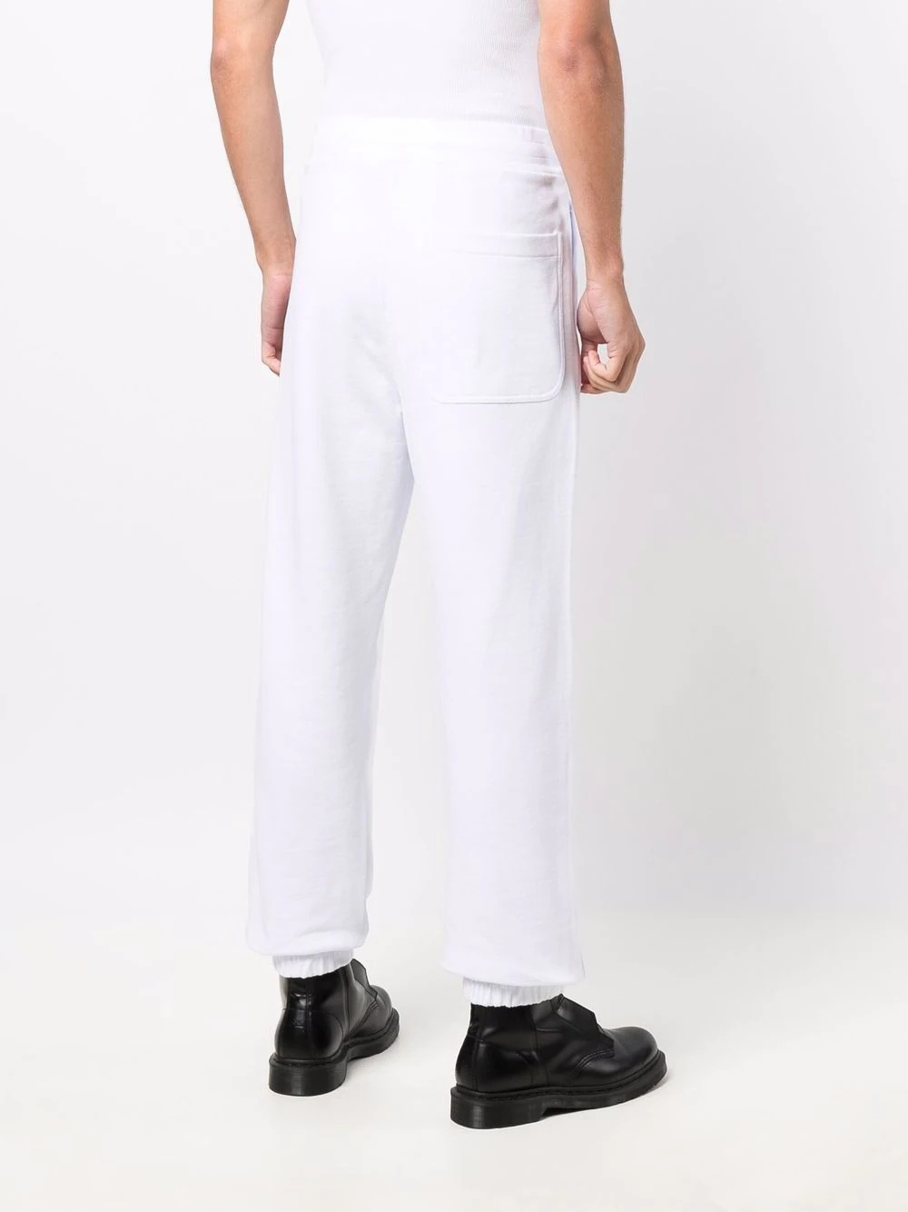 logo-print tapered track pants - 6