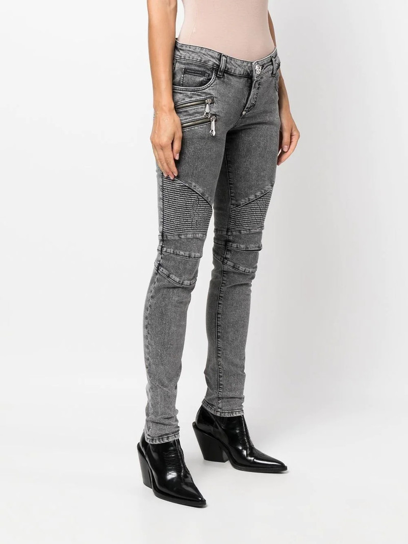 Bike low-rise skinny jeans 3