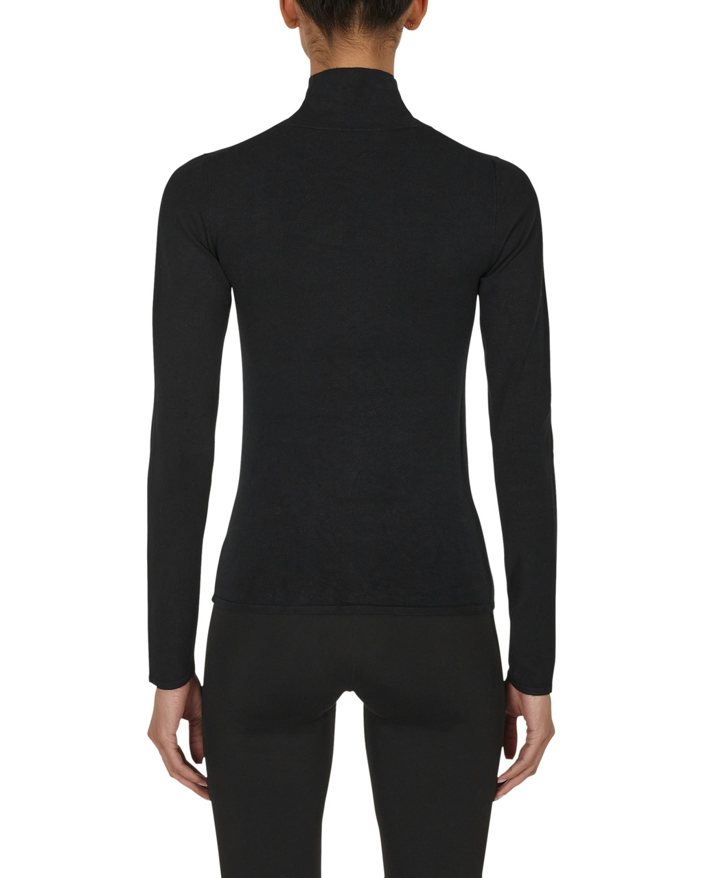 INTARSIA LOGO TURTLENECK - 5