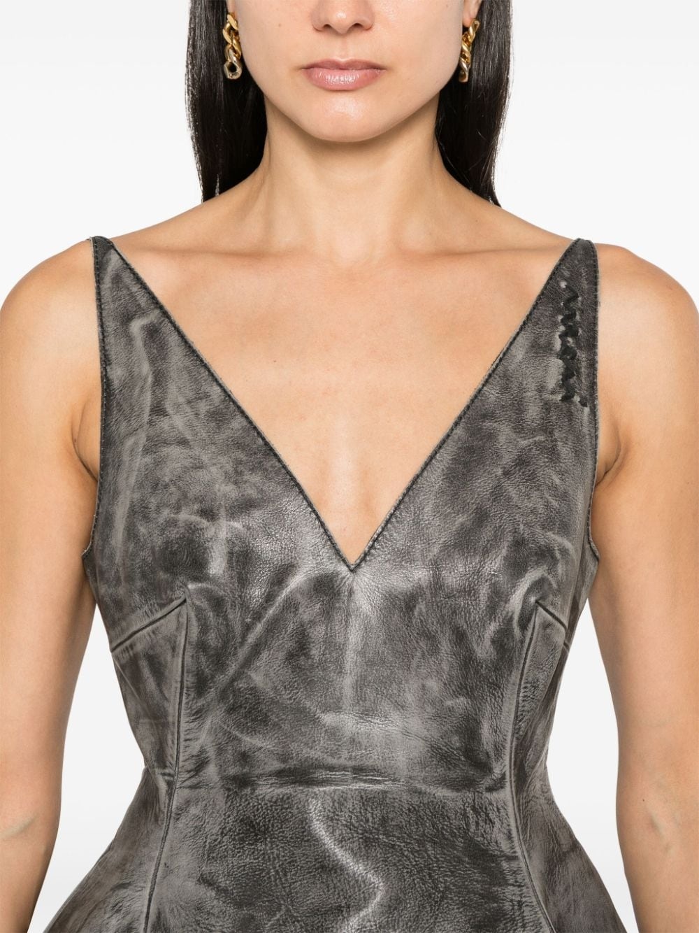 flared mini dress - 5