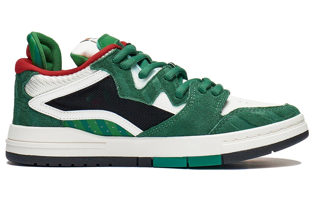 (WMNS) Li-Ning Wave Pro Skate Shoes 'White Green' AECT010-1 - 2