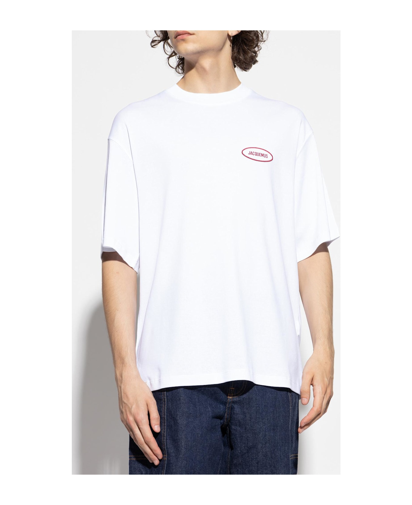 Jacquemus T-shirt With Logo Patch - 3