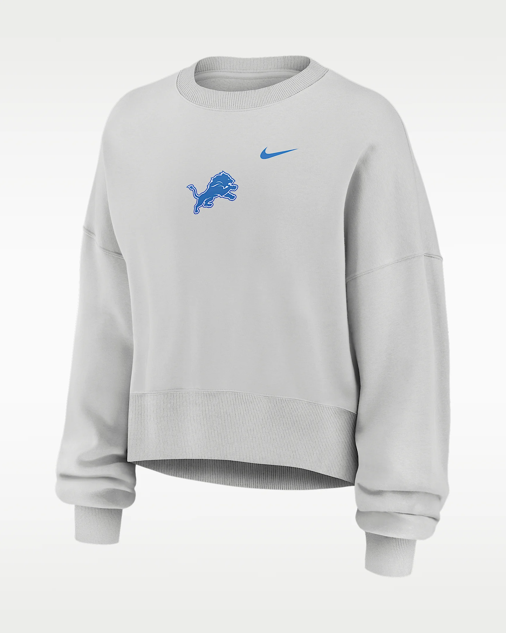 Detroit Lions Primetime Phoenix Women's Nike NFL Oversized Pullover Crew - 1