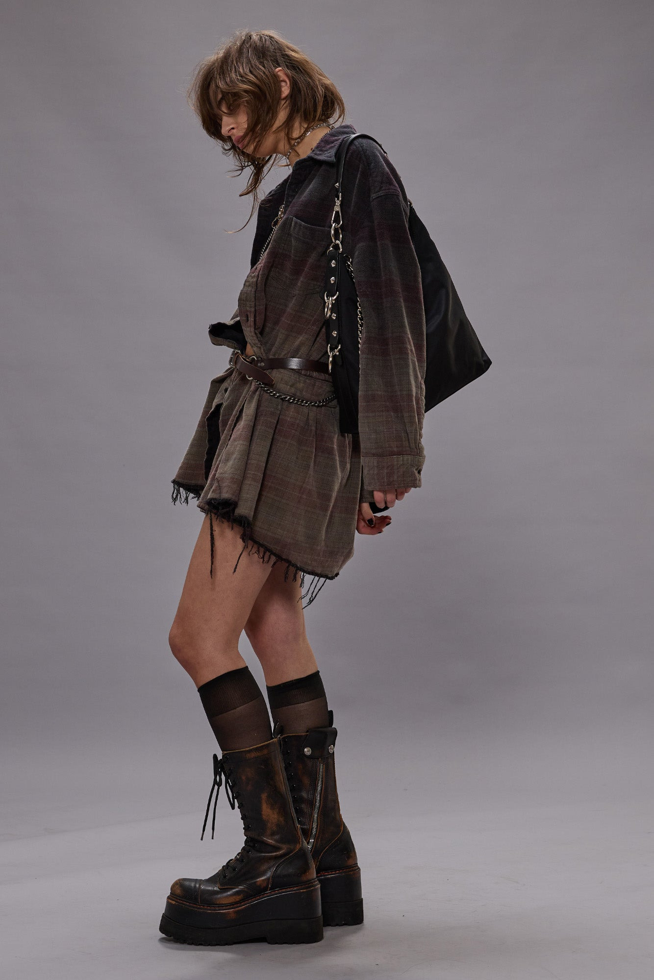 OVERSIZED SHIRTDRESS ROMPER - 2