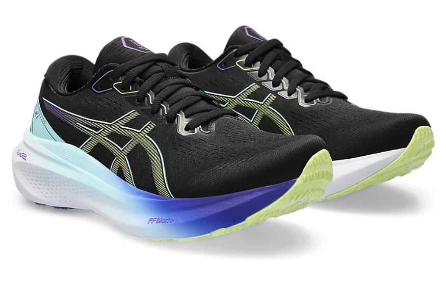 (WMNS) ASICS Gel Kayano 30 'Black Blue Glow Yellow' 1012B357-003 - 3