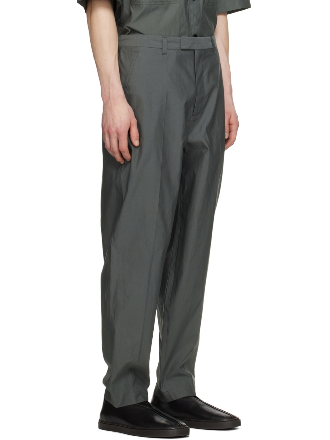 Green Washed Trousers - 2