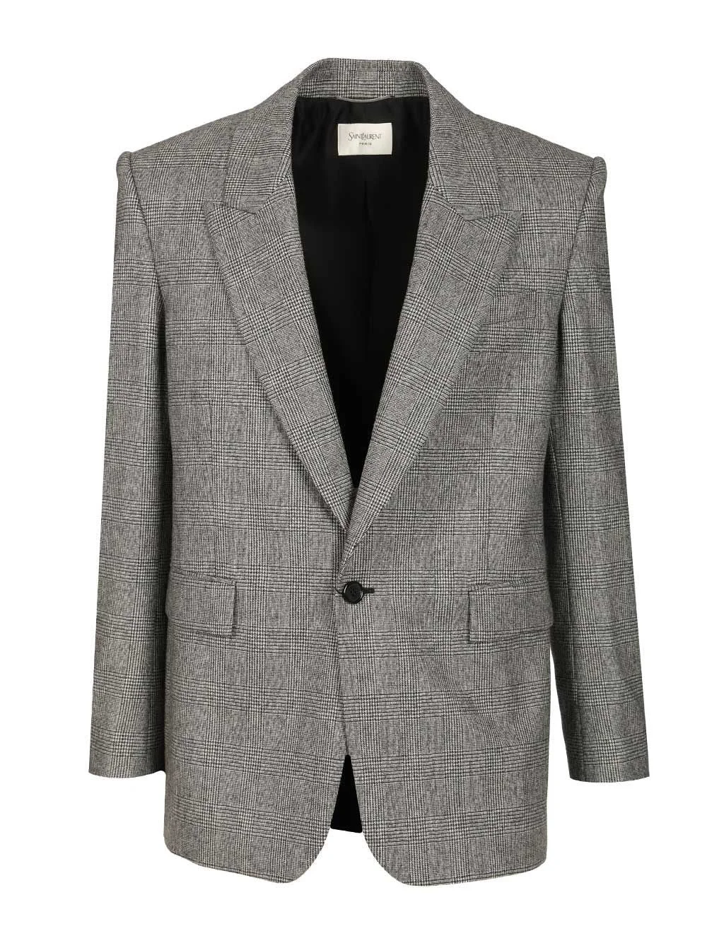 Saint Laurent Men Flannel Jacket - 1