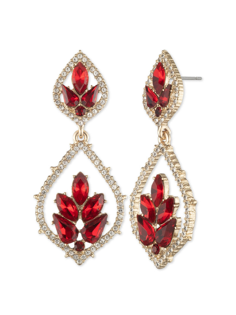 POISED LARGE DROP EARRING 1