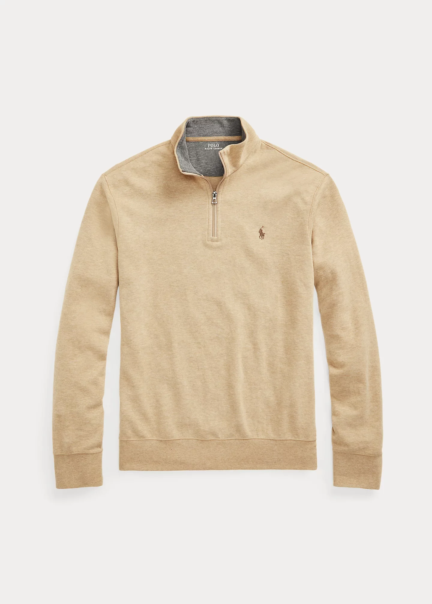 Luxury Jersey Quarter-Zip Pullover - 1
