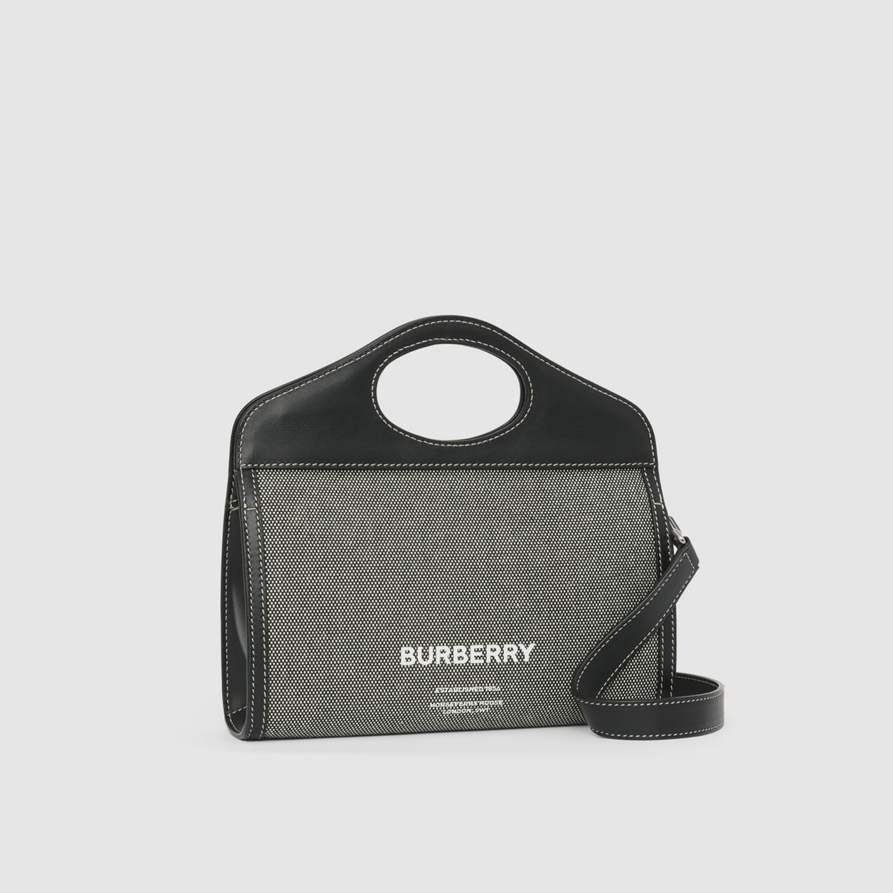 Horseferry Print Canvas Foldover Pocket Bag - 9