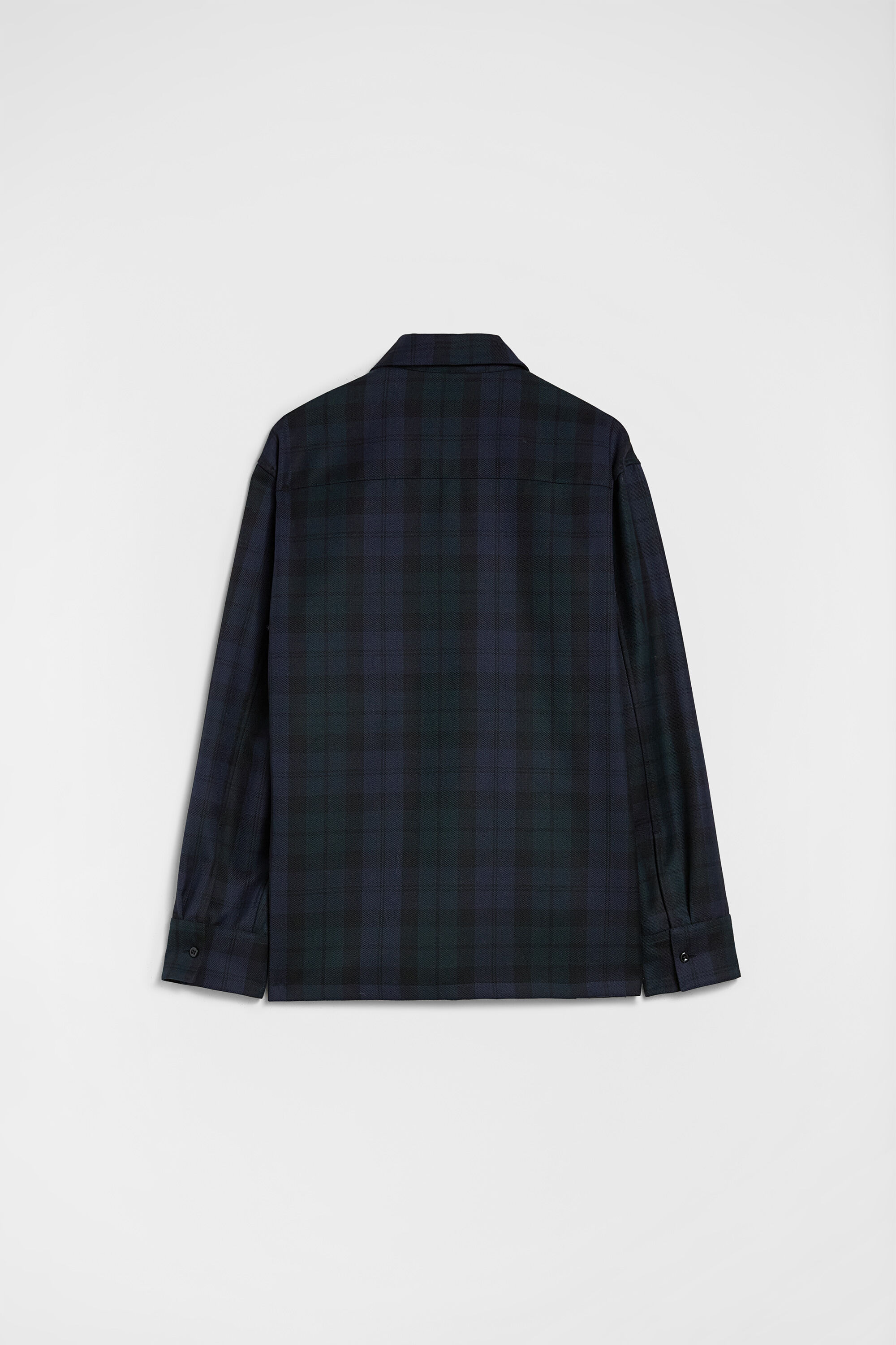 Wool Zip-Up Shirt - 2