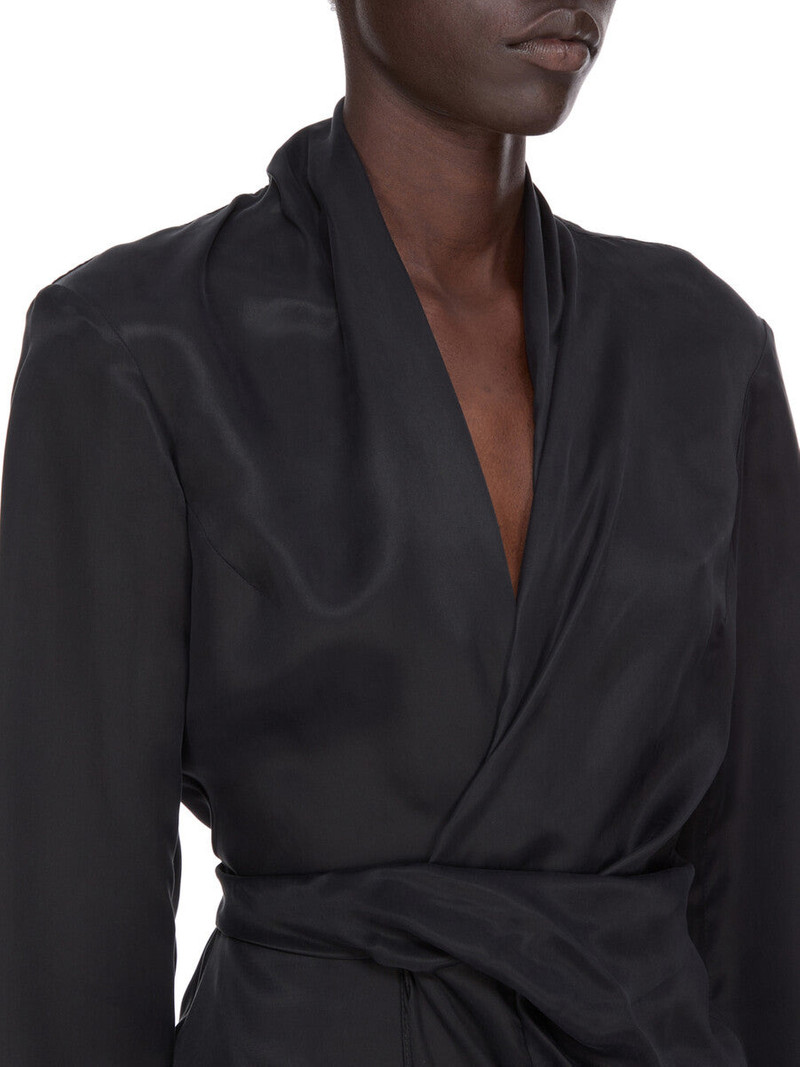 draped wrap dress 4
