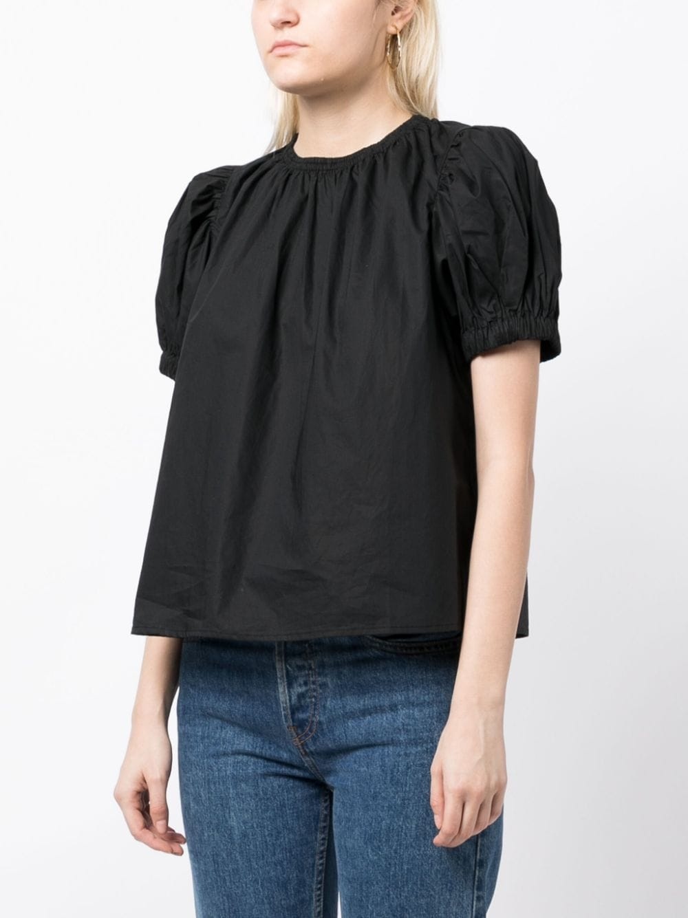 Frances pleated cotton top - 3