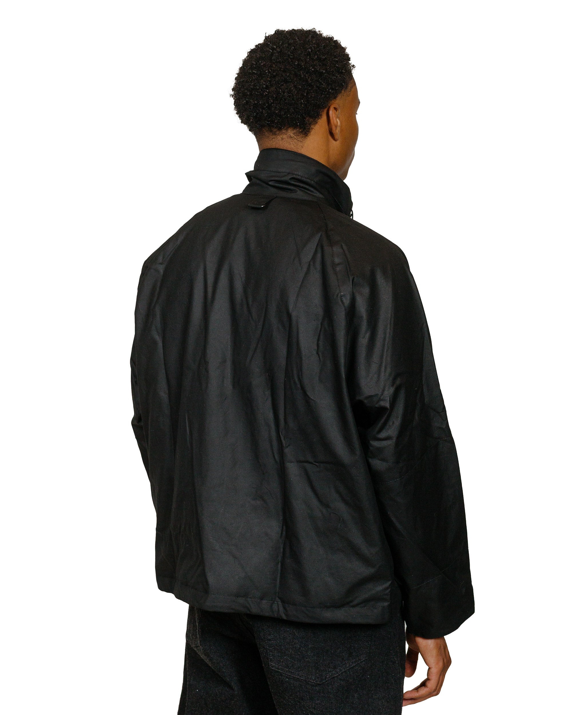 Modified Dryfly Waxed Jacket Black - 3