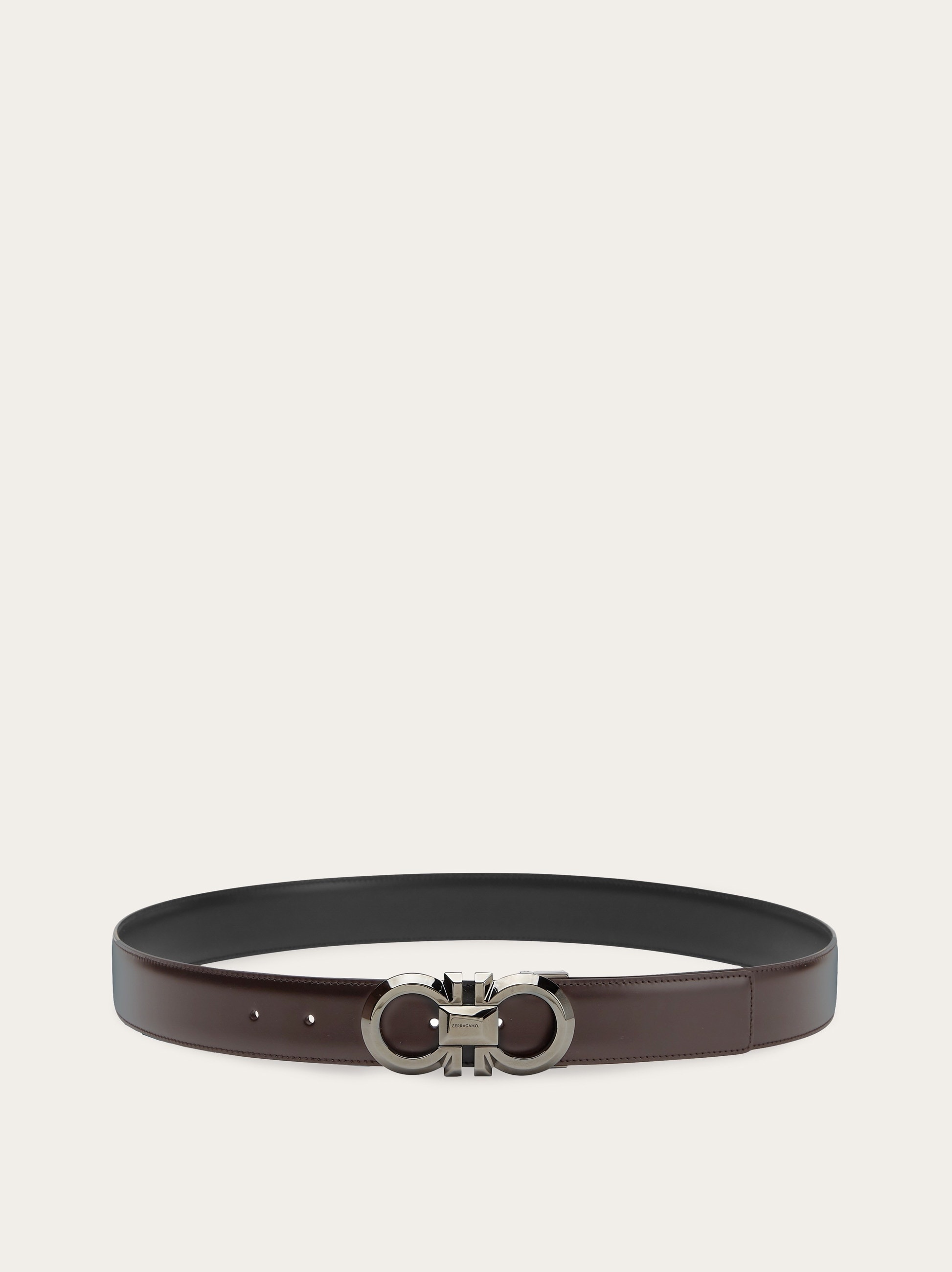 Reversible and adjustable Gancini belt - 3