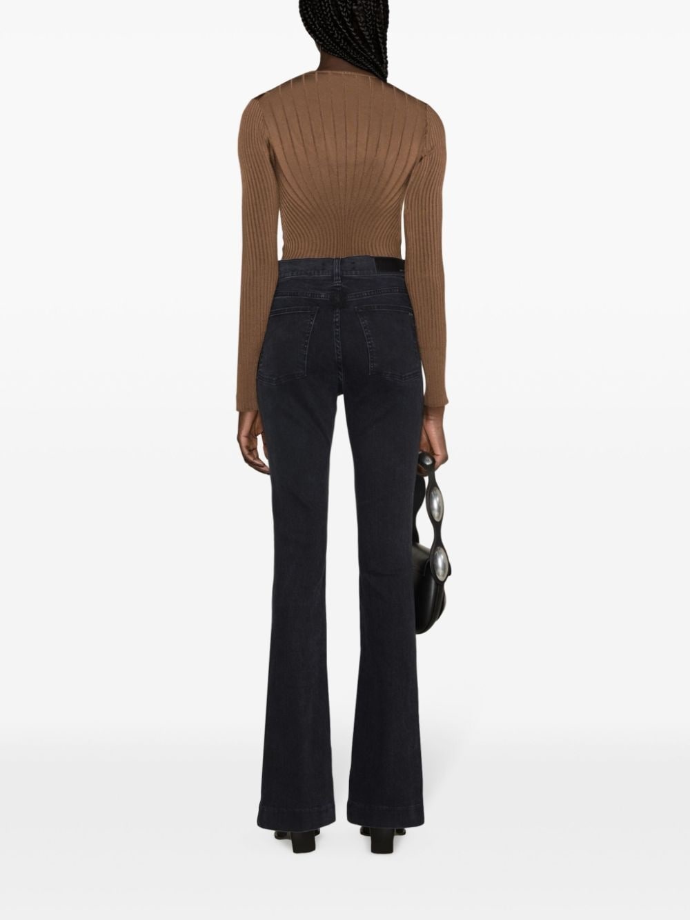 Kick high-rise flared jeans - 4