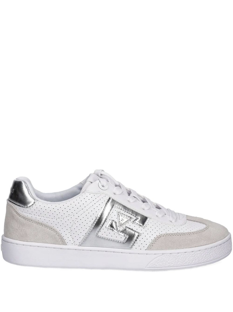 perforated logo sneakers 1