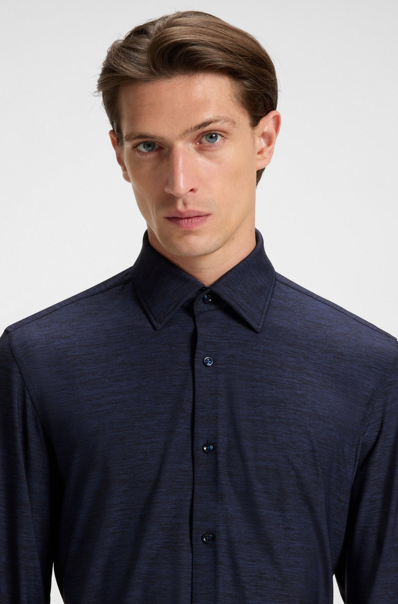 SLIM-FIT SHIRT IN BRUSHED PERFORMANCE-STRETCH FLANNEL 3