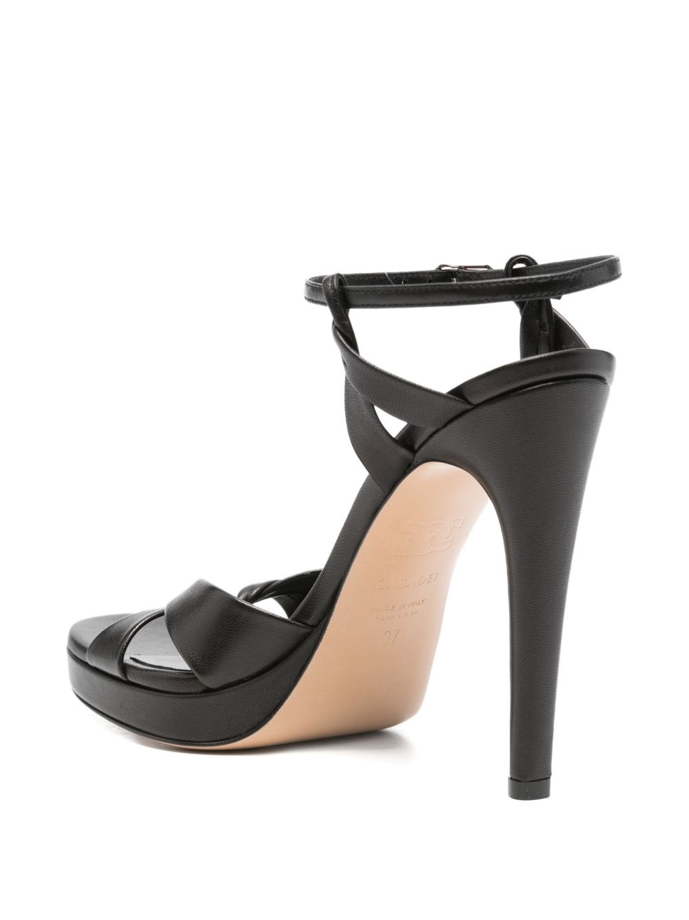 twist-strap platform sandals - 3