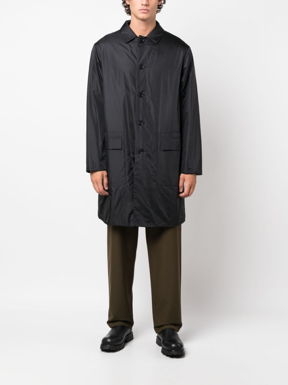 button-up lightweight coat - 2