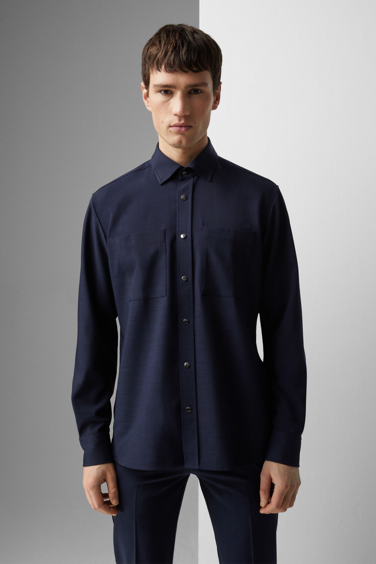 Clive Shirt in Navy blue - 2