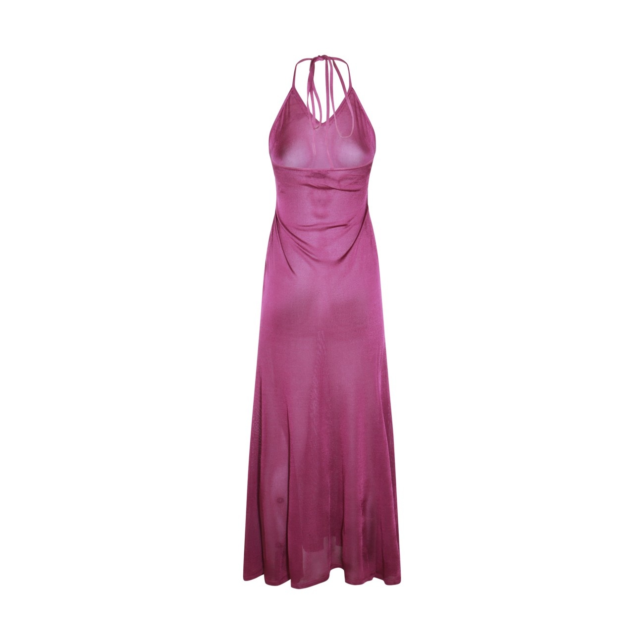 fuxia maxi dress - 2