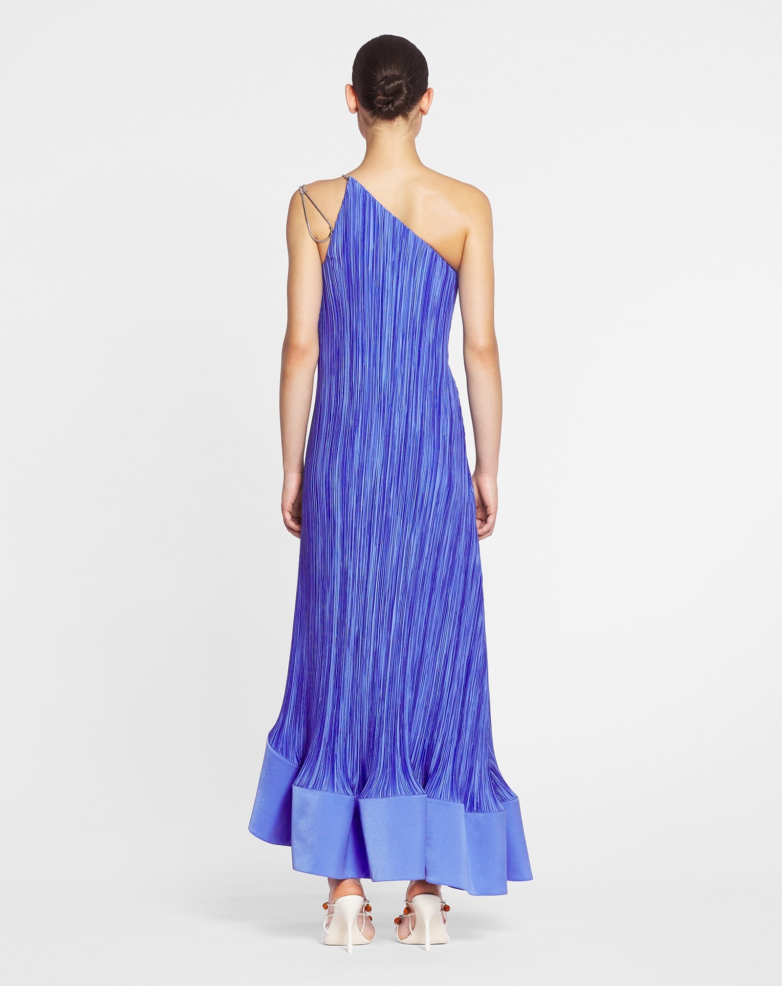 CASCADE-EFFECT LONG DRESS - 4