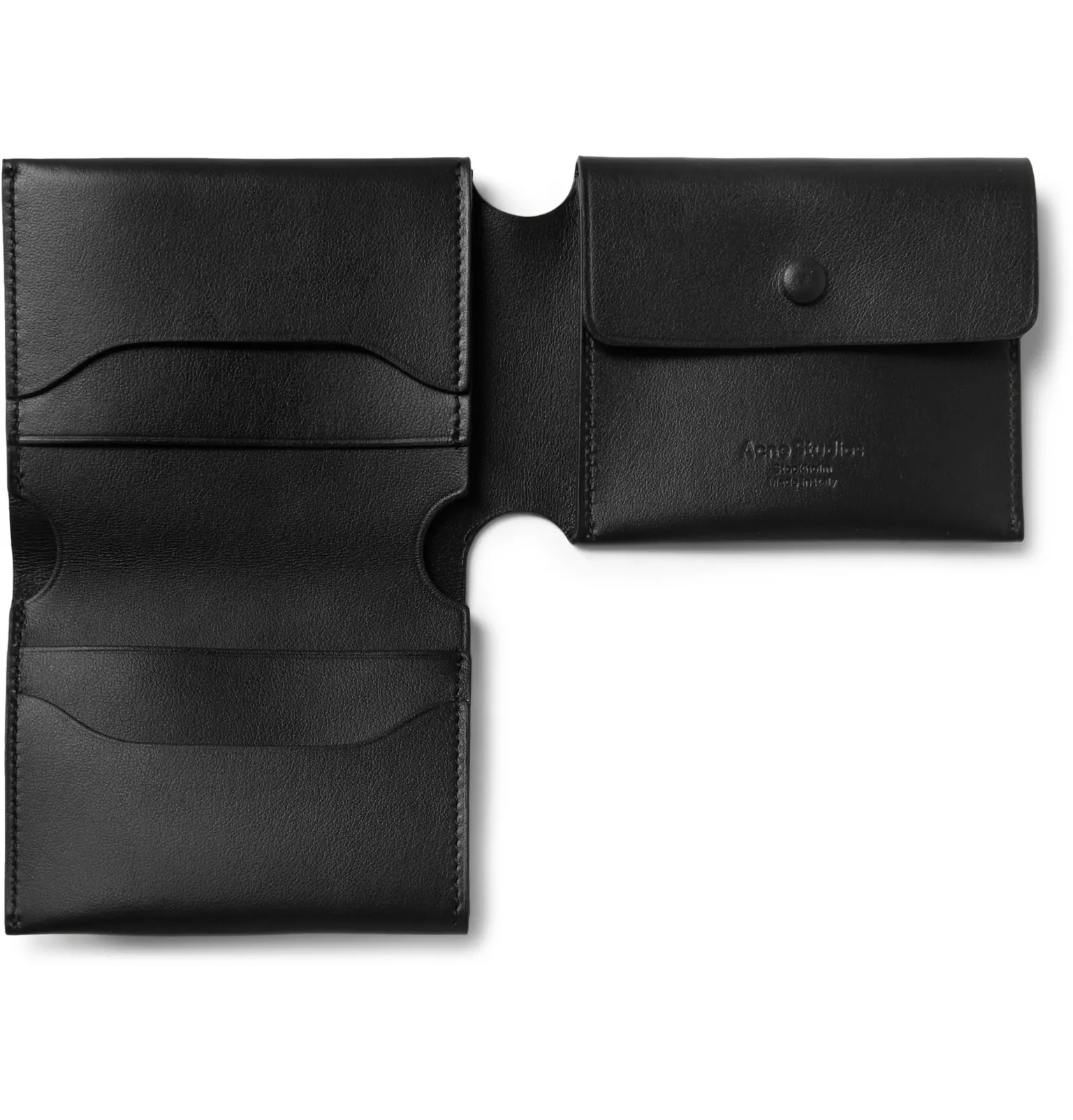 Leather Trifold Wallet - 3