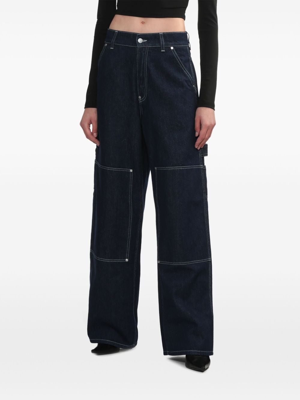 Stella McCartney straight-leg cargo jeans | REVERSIBLE