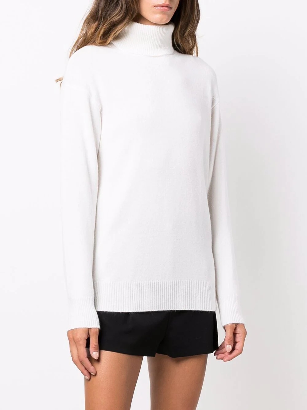 roll-neck cashmere jumper - 3