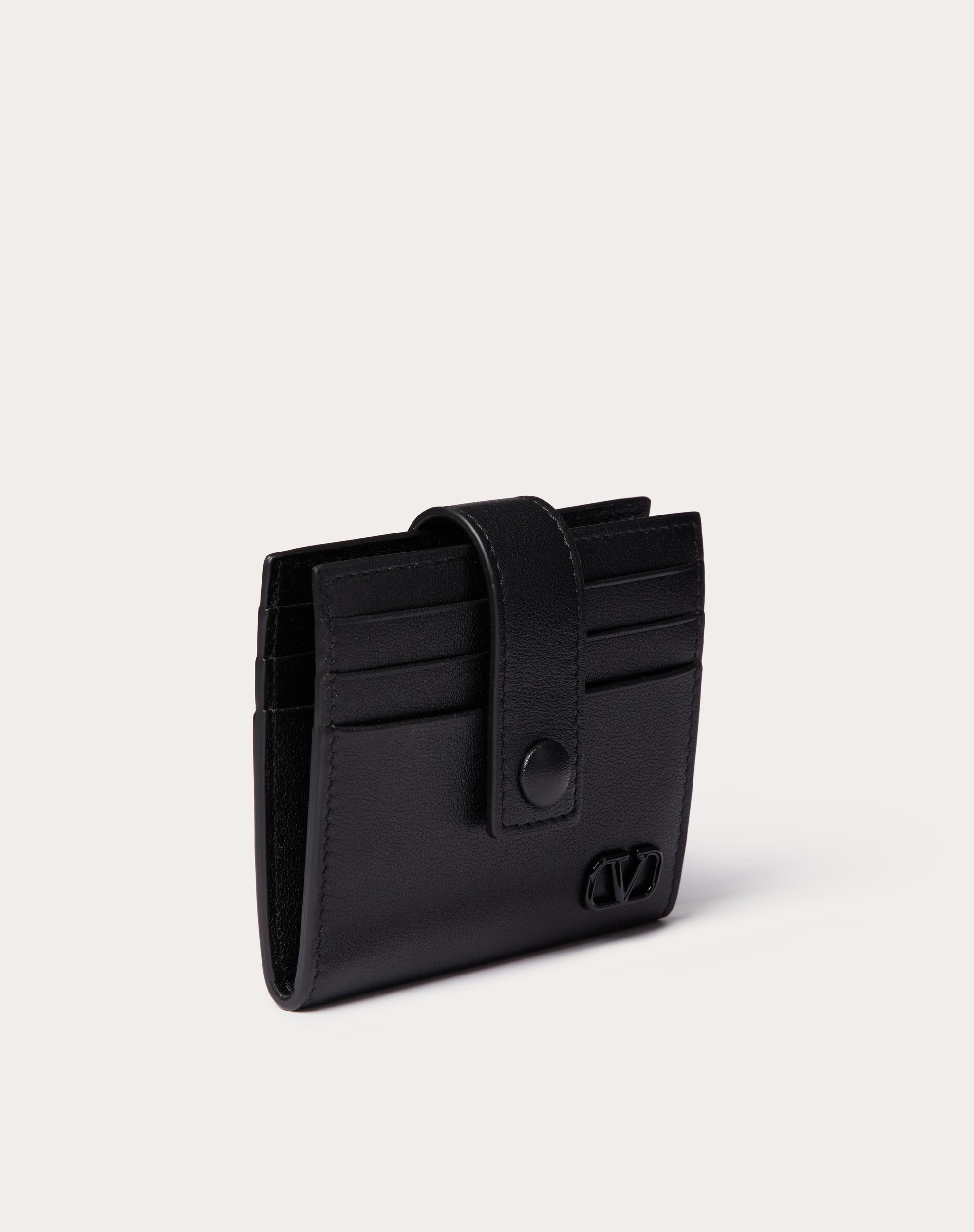 MINI VLOGO SIGNATURE CALFSKIN CARDHOLDER - 4