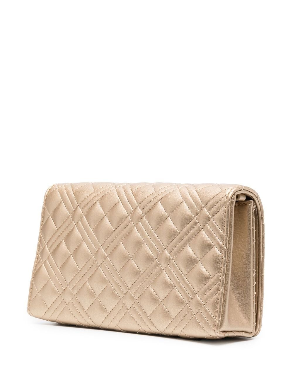 quilted-finish crossbody bag - 3