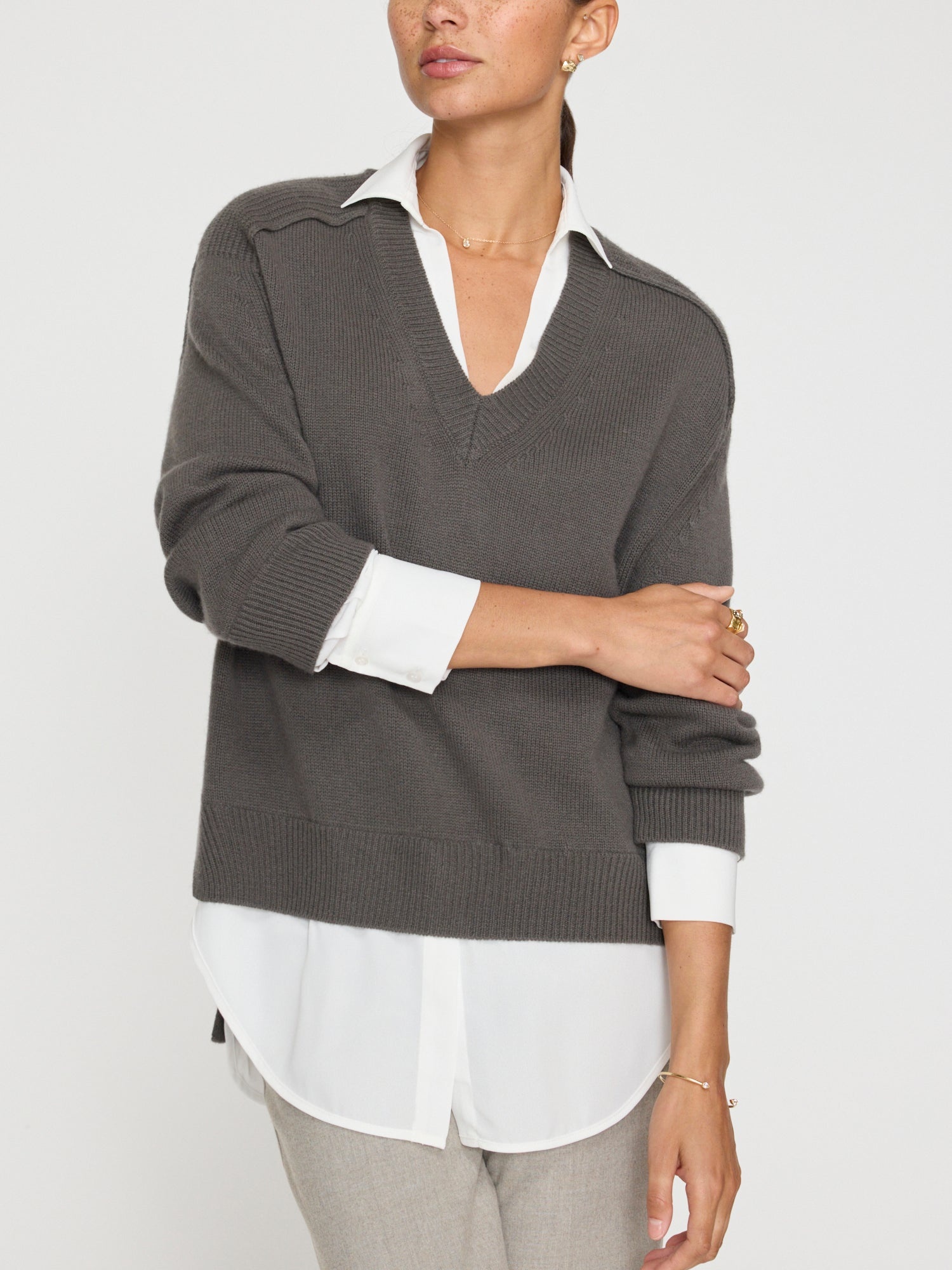 The Looker Layered V-Neck - 3