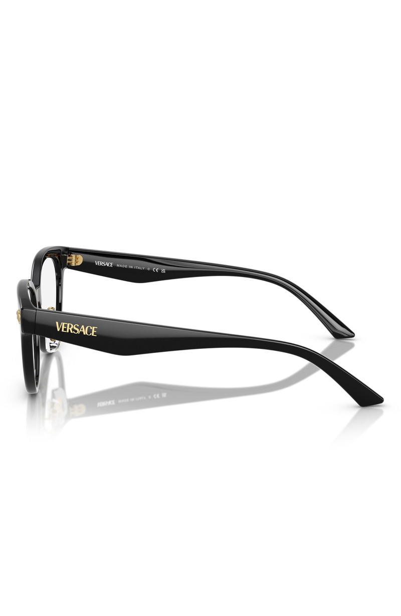 Versace 54mm Pillow Optical Glasses in Black 3