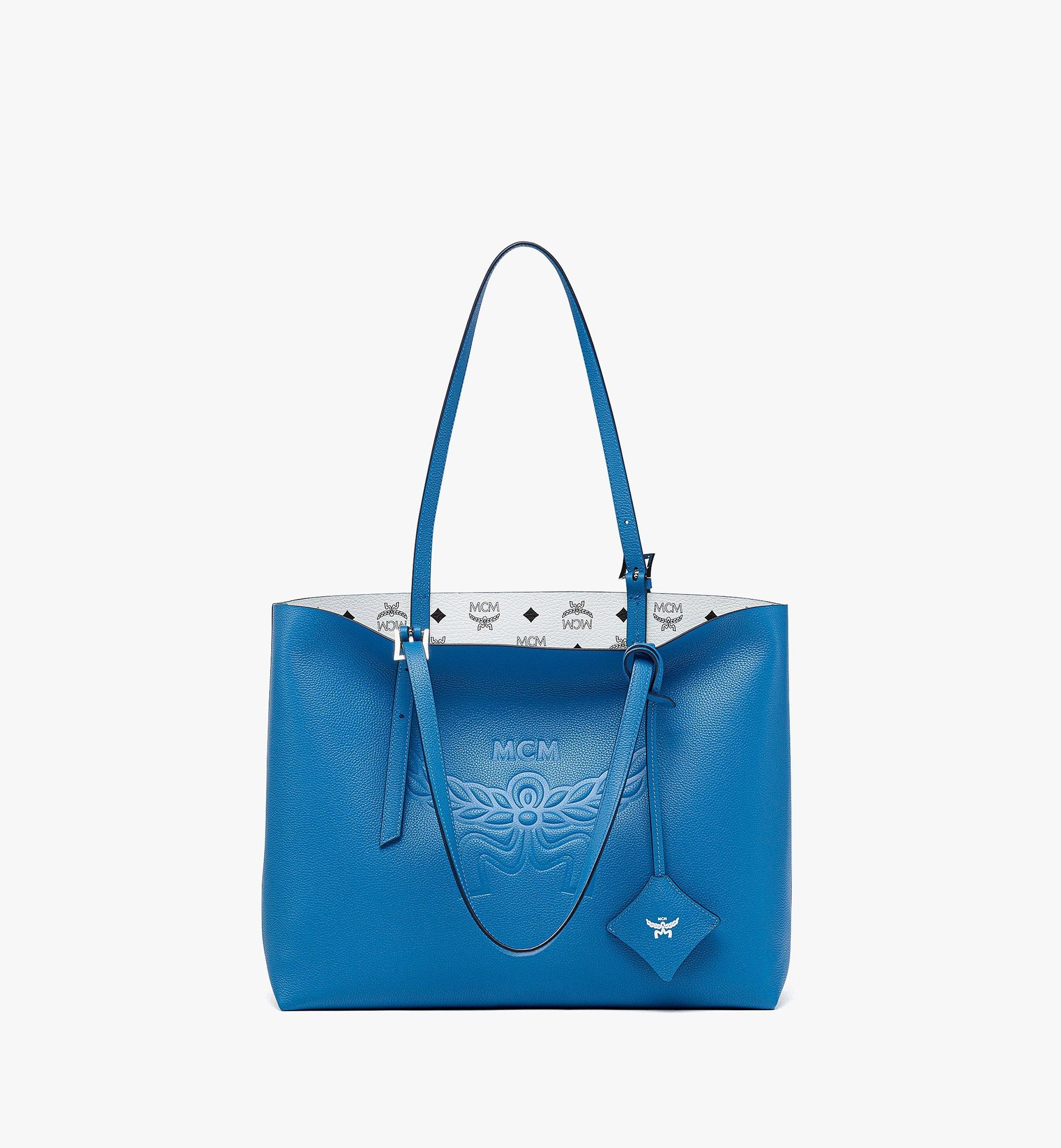 Himmel Shopper in Embossed Logo Leather - 1