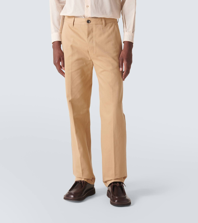 Cotton satin chinos 3