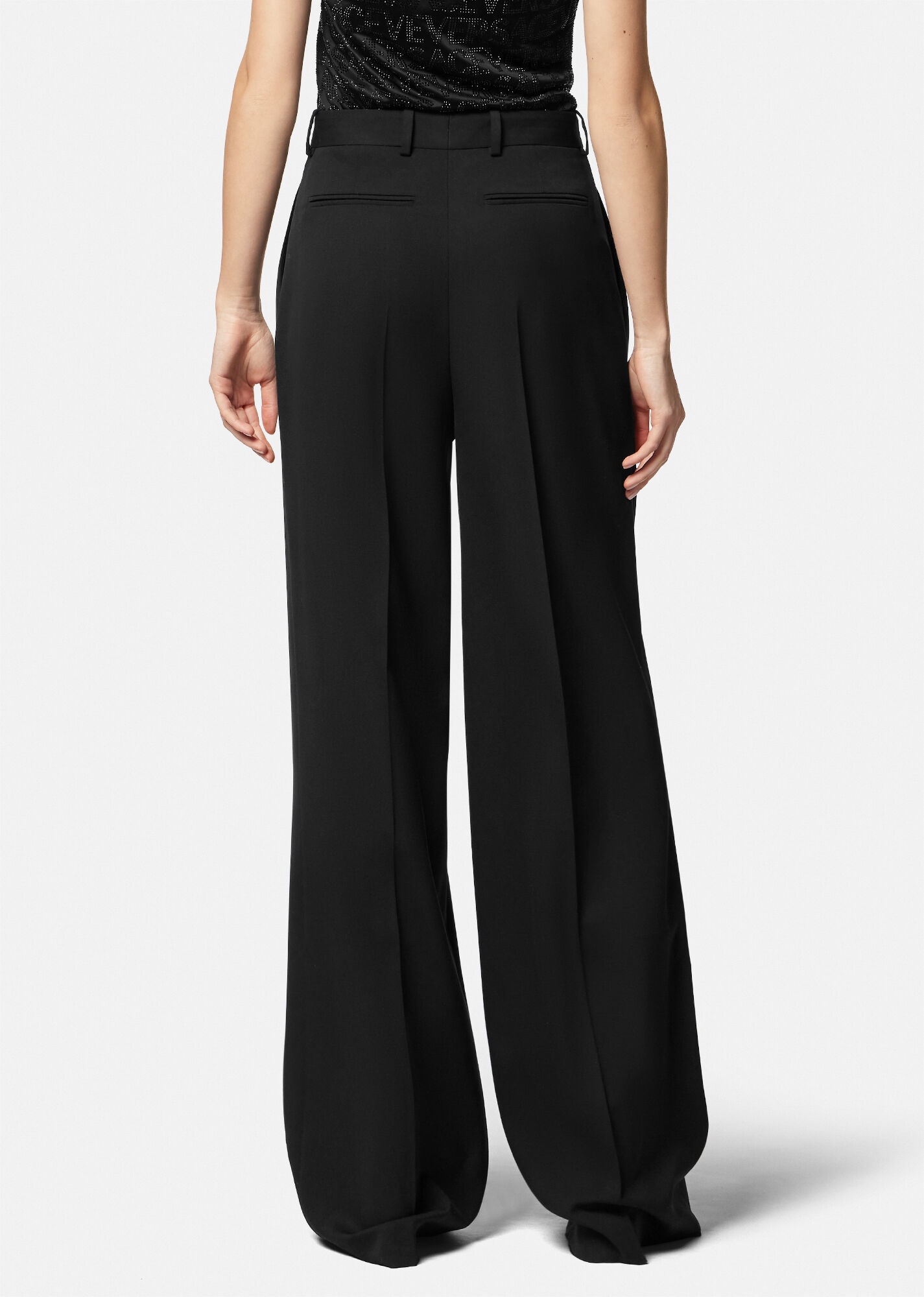 Pleated Wide-Leg Pants - 5