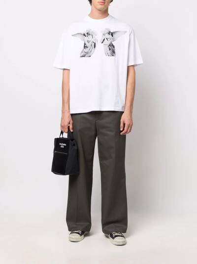 Acne Studios statue-print cotton T-shirt outlook