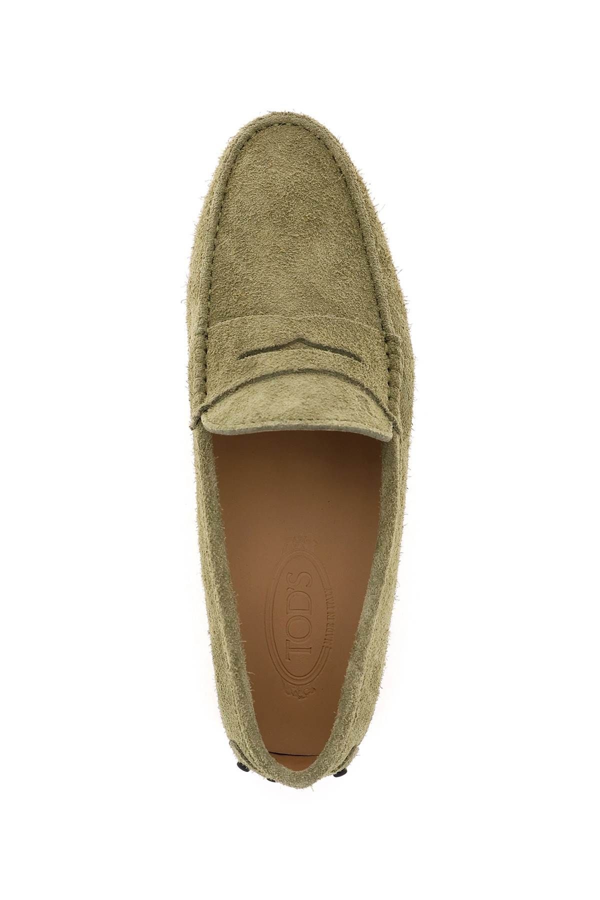 SUEDE LEATHER GOMMINO DRIVER LOAFERS - 3