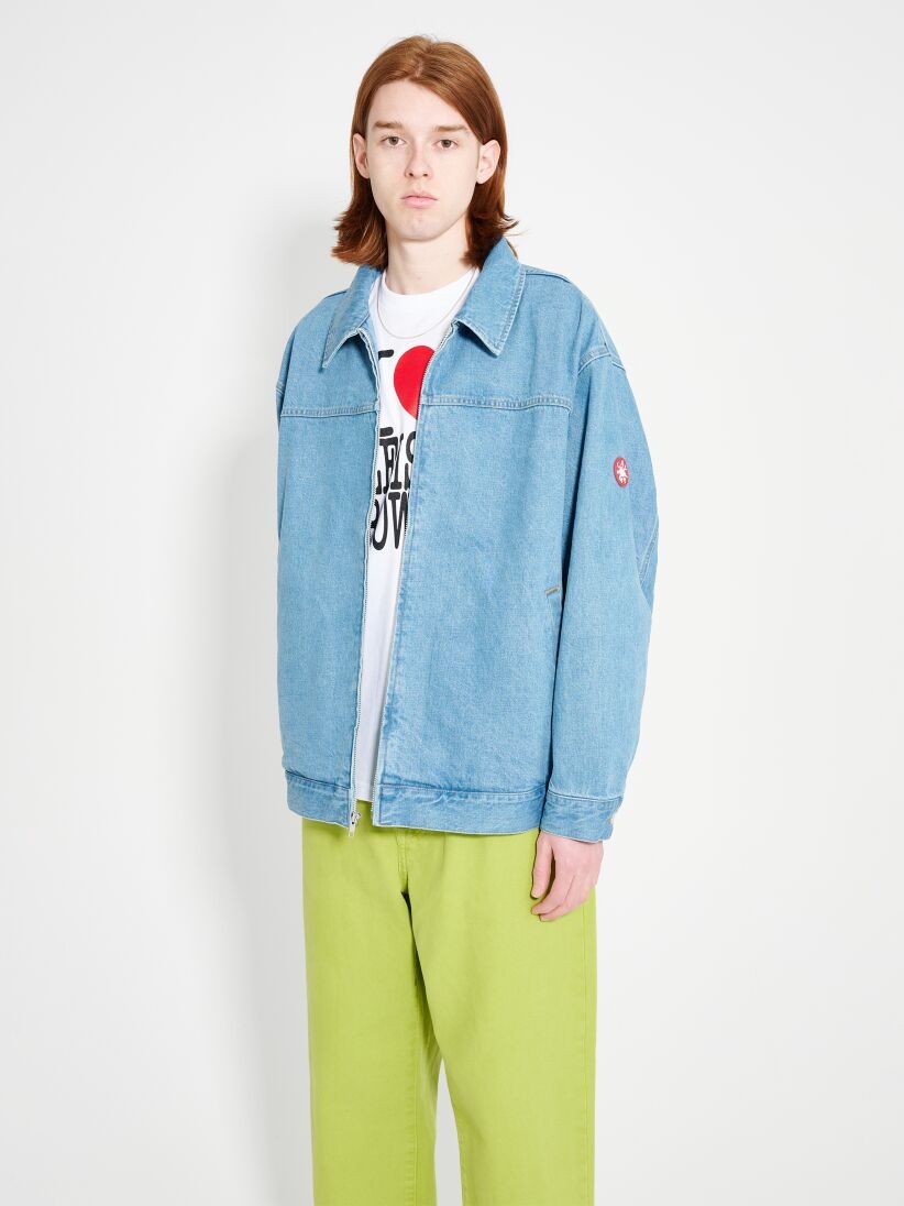 CAV EMPT WASHED DENIM ZIP JACKET - 2