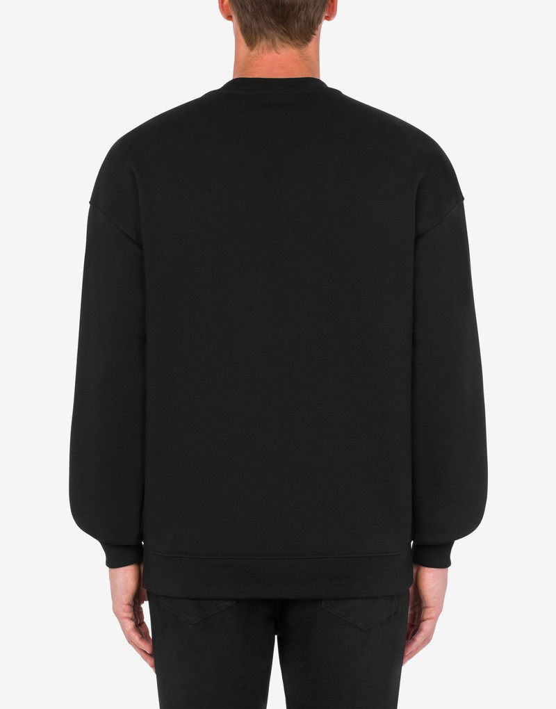 MOSCHINO TEDDY BEAR ORGANIC COTTON SWEATSHIRT 3