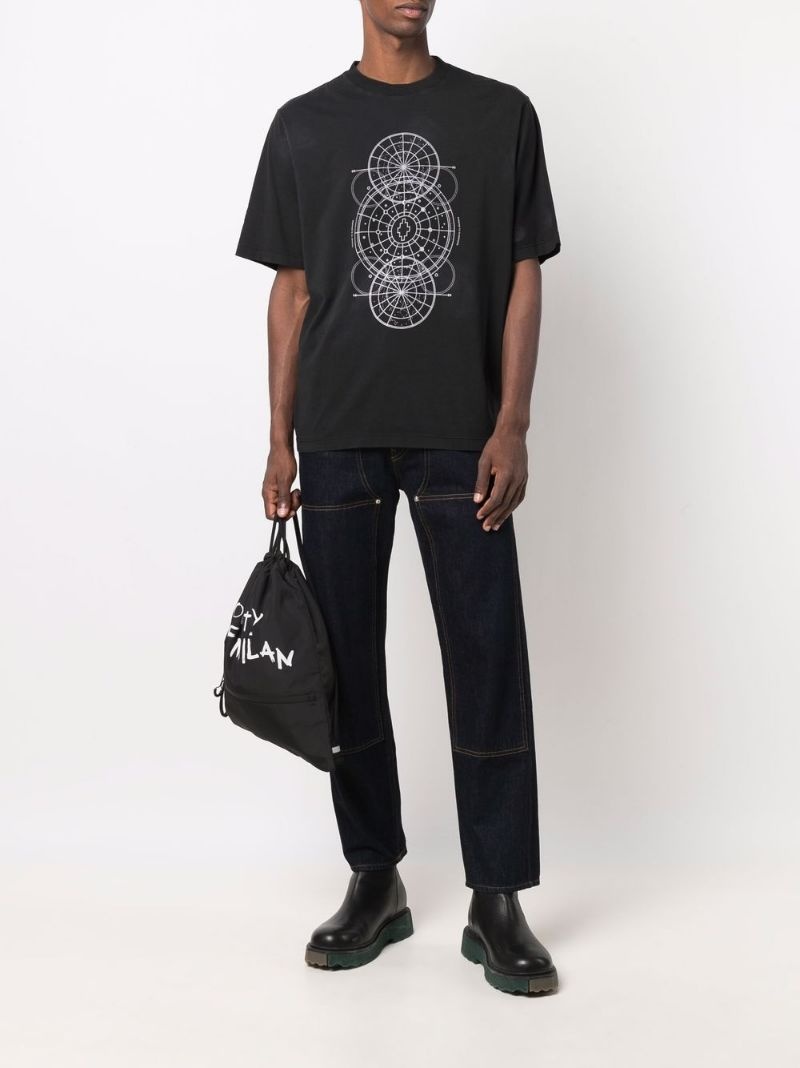 Astral-print T-shirt - 2