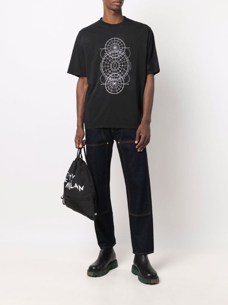 Marcelo Burlon County Of Milan Astral-print T-shirt outlook