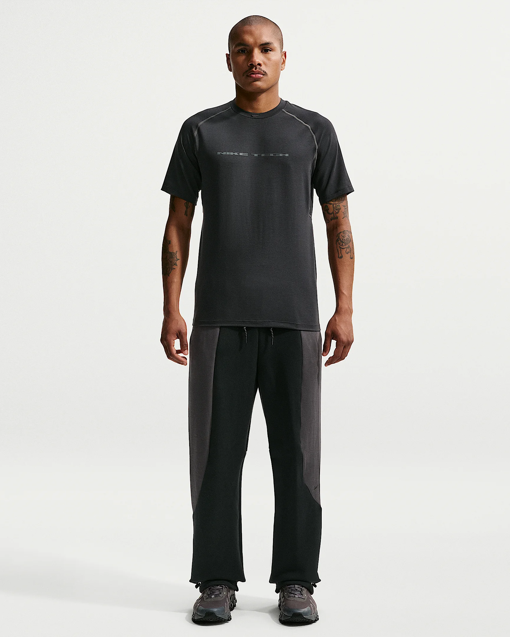 Nike Tech Men's Color-Block Open-Hem Fleece Pants - 1