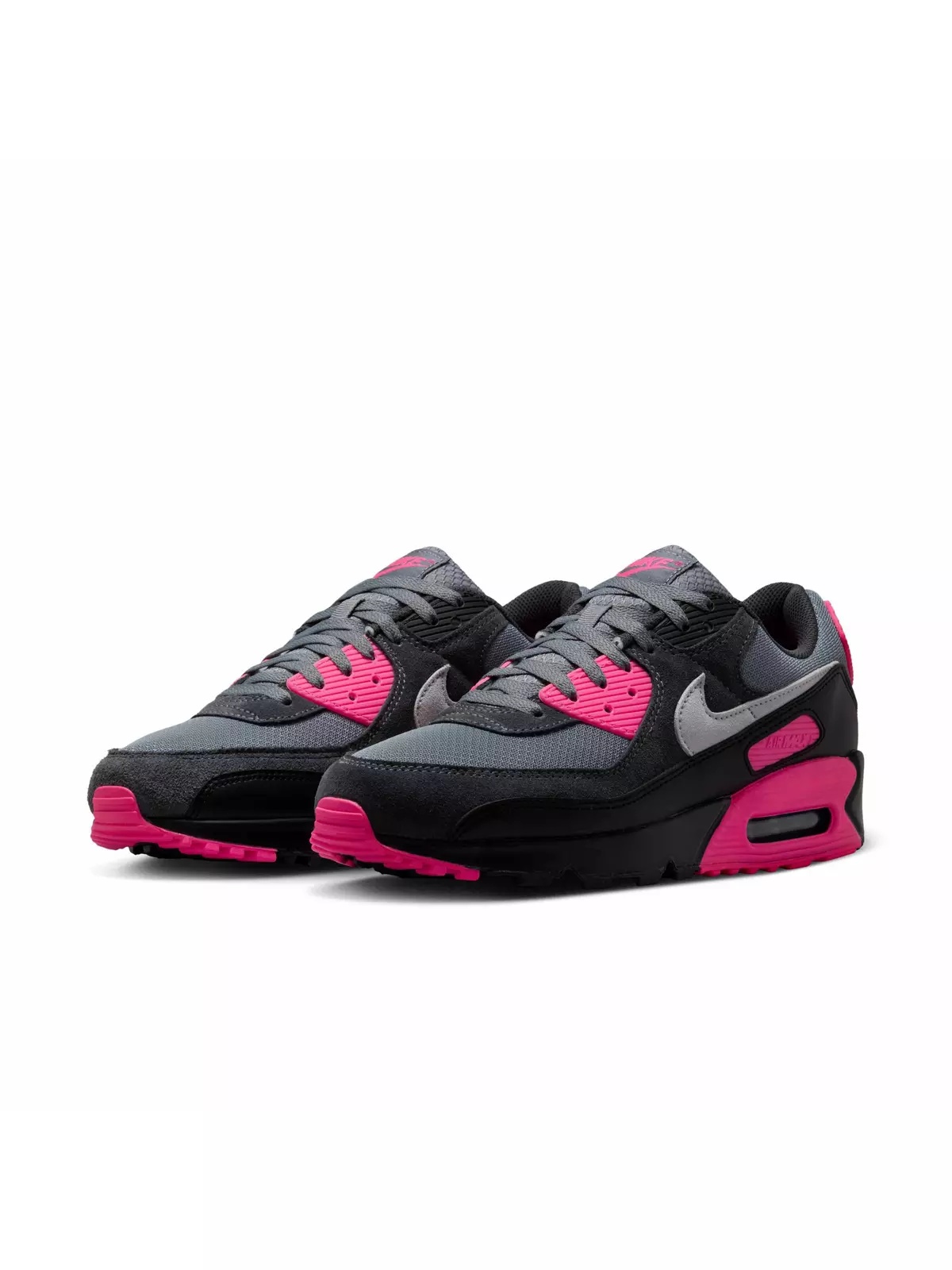 Air Max 90 "Cool Grey/Hyper Pink/Black/Wolf Grey" Men's Shoe - 3