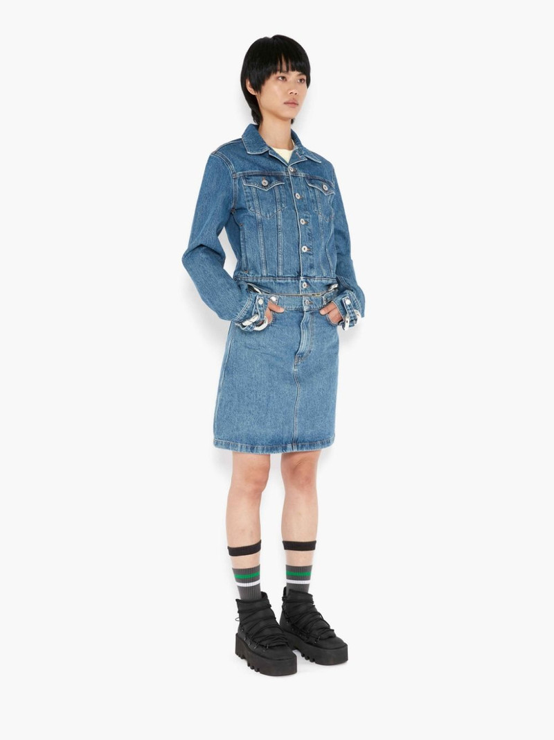 CHAIN LINK DENIM TRUCKER JACKET 3