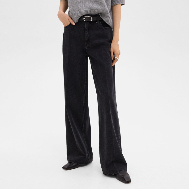 Straight-Leg 5-Pocket Pant in Denim 5