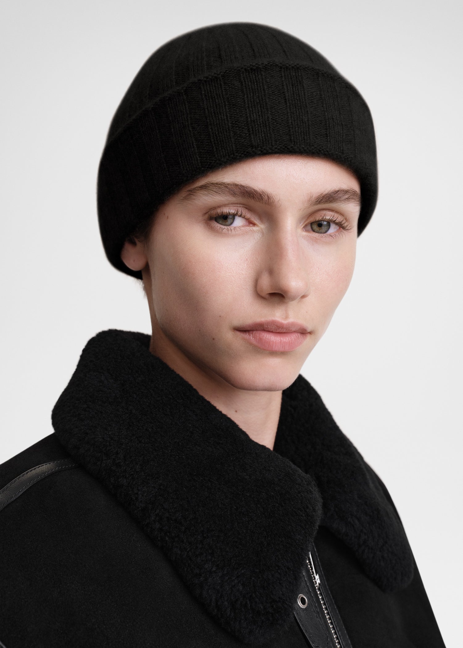Cashmere beanie black - 3