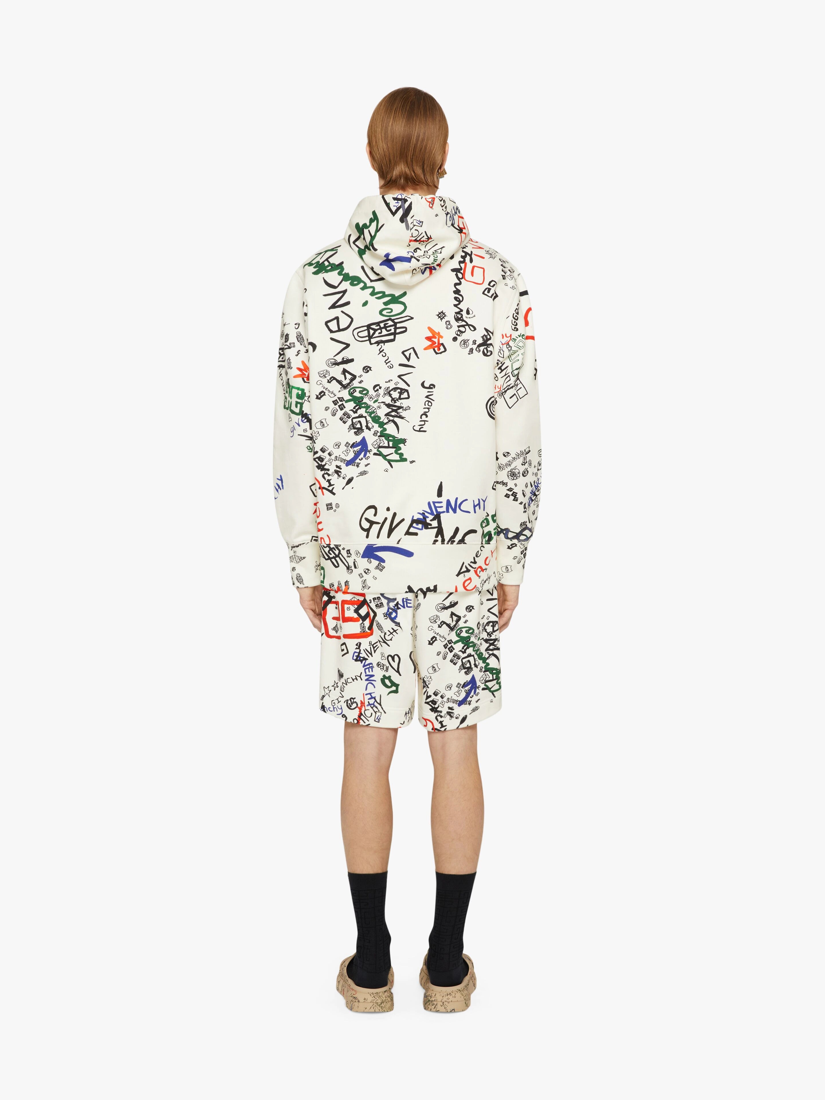 BERMUDA SHORTS IN PRINTED FLEECE - 4