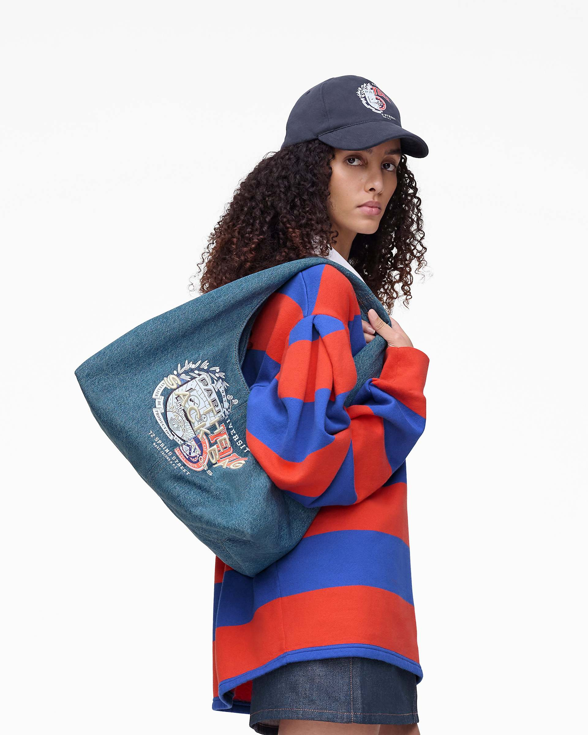 THE A.P.C. X MARC JACOBS DENIM SACK BAG - 2